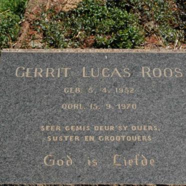 ROOS Gerrit Lucas 1952-1970