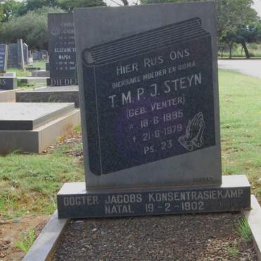 STEYN T.M.P.J. nee VENTER 1895-1979