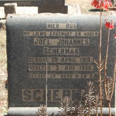 SCHERMAN Joel Johannes 1919-1950