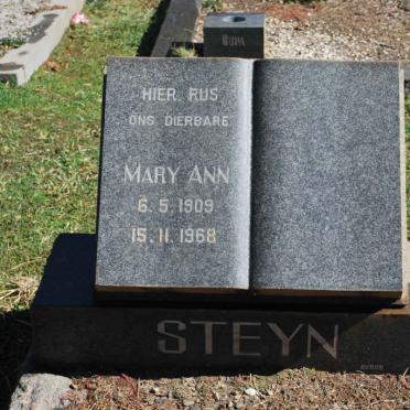 STEYN Mary Ann 1909-1968