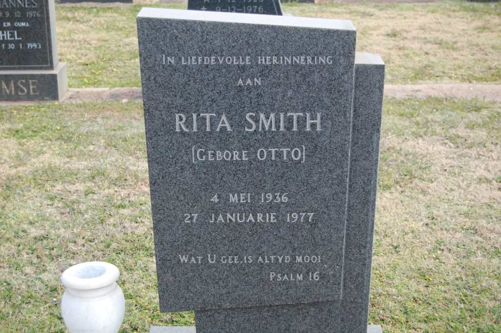 SMITH Rita nee OTTO 1936-1977