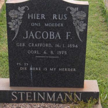 STEINMANN Jacoba F. 1894-1975