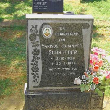 SCHROEDER Marinus Johannes 1959-1979