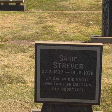 STREVER Sarie 1937-1976