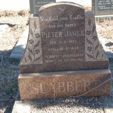 SLABBERT Pieter James 1929-1949