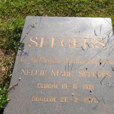SEEGERS Nellie Mare 1921-1970
