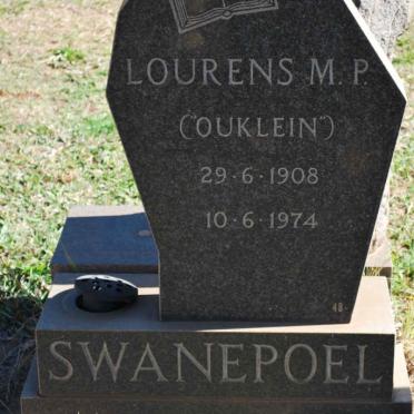 SWANEPOEL Lourens M.P. 1908-1974