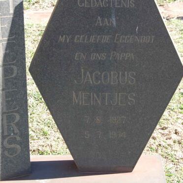 SCHEEPERS Jacobus Meintjies 1927-1974