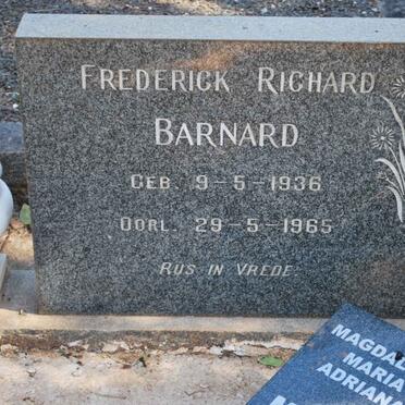 BARNARD Frederick Richard 1936-1965