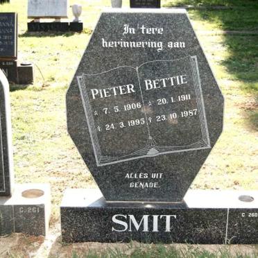 SMIT Pieter 1906-1995 &amp; Bettie 1911-1987
