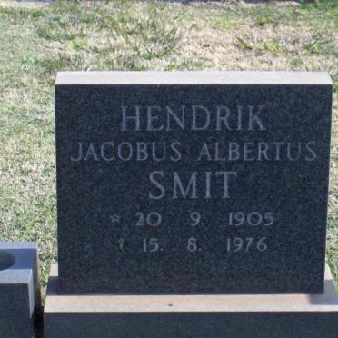 SMIT Hendrik Jacobus Albertus 1905-1976
