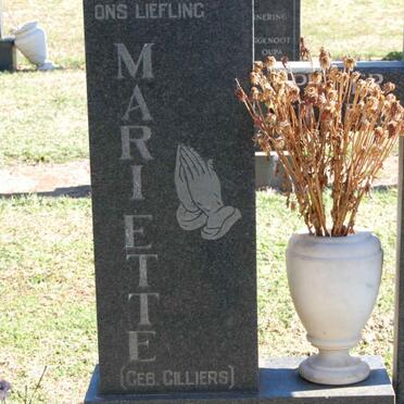 SCHOCH Mariette CILLIERS :: SCHOCH Allison 1977-1991