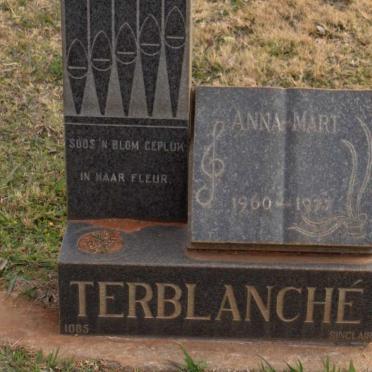 TERBLANCHE Anna-Mart 1960-1977