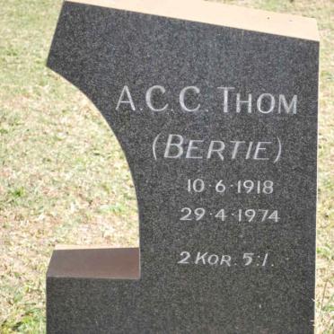 THOM A.C.C 1918-1974