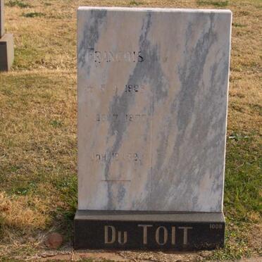 TOIT Francois, du 1923-1977