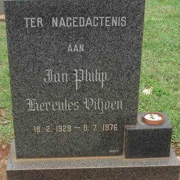 VILJOEN Jan Philip Hercules 1929-1976