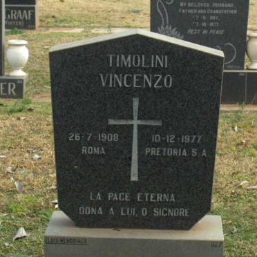 VINCENZO Timolini 1908-1977