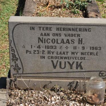 VUYK Nicolaas H. 1893-1963