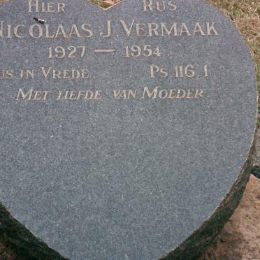 VERMAAK Nicolaas J. 1927-1954