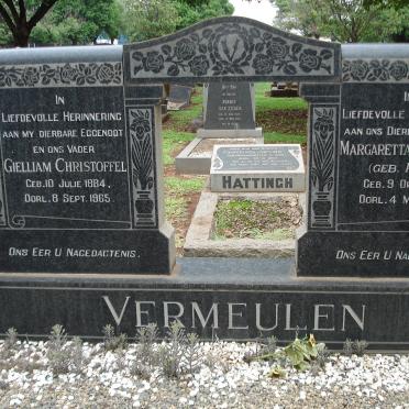 VERMEULEN Gielliam Christoffel 1884-1956 &amp; Margaretta Johanna ROOS 1885-1968