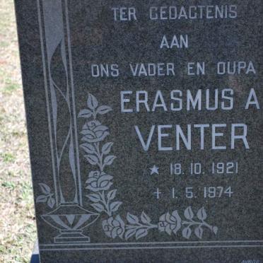 VENTER Erasmus A. 1921-1974