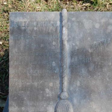 VENTER Paultjie 1958-1966