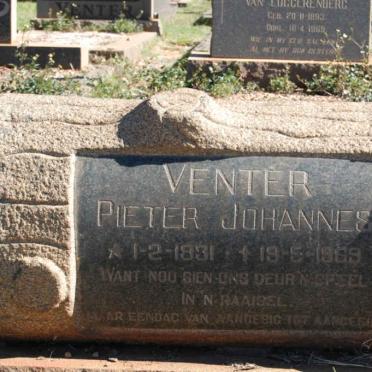 VENTER Pieter Johannes 1931-1969