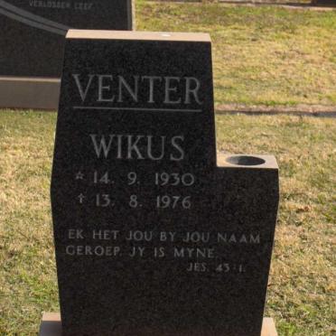 VENTER Wikus 1930-1976