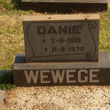 WEWEGE Danie 1915-1970