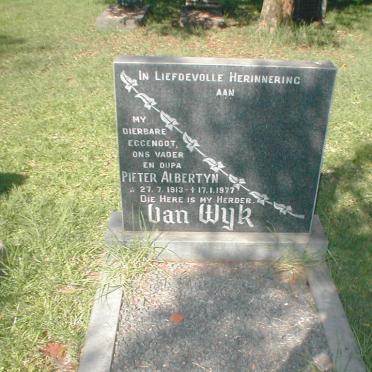 WYK Pieter Albertyn, van 1913-1977