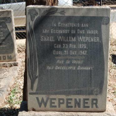 WEPENER Sarel Willem 1875-1947
