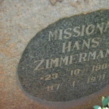 ZIMMERMANN Hans 1904-1971