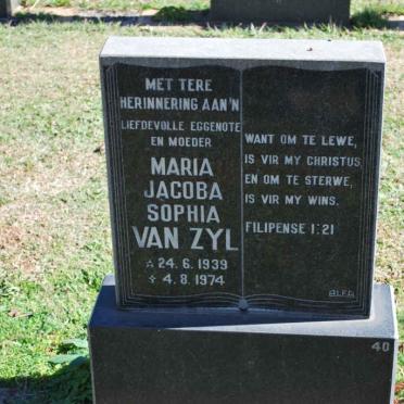 ZYL Maria Jacoba Sophia, van 1939-1974