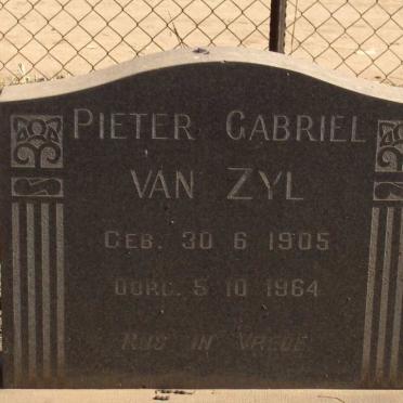 ZYL Pieter Gabriel, van 1905-1964