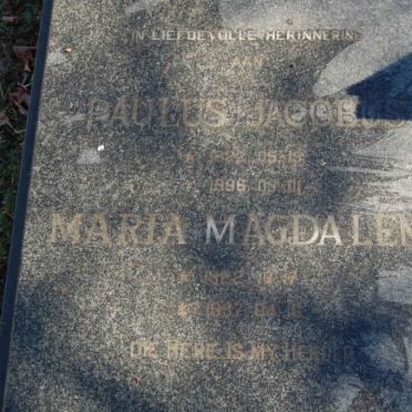 ? Paulus Jacobus 1922-1996 &amp; Maria Magdalena 1922-1997