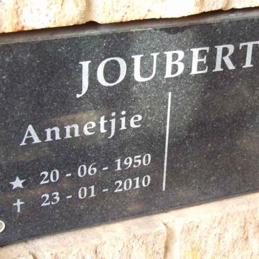 JOUBERT Annetjie 1950-2010