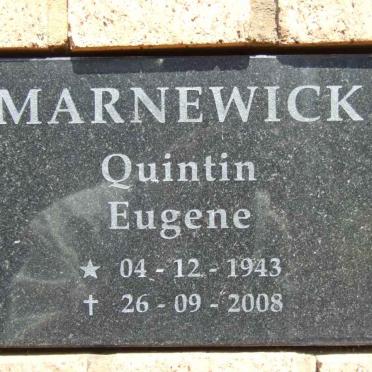MARNEWICK Quintin Eugene 1943-2008