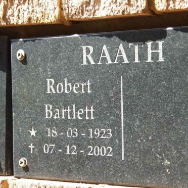 RAATH Robert Bartlett 1923-2002