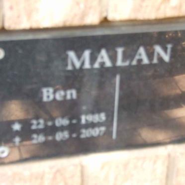 MALAN Ben 19??-2007