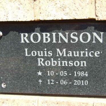 ROBINSON Louis Maurice 1984-2010