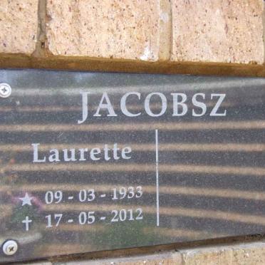 JACOBSZ Laurette 1933-2012