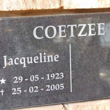 COETZEE Jacqueline 1923-2005