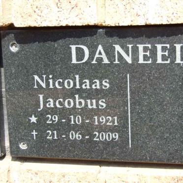 DANEEL Nicolaas Jacobus 1921-2009