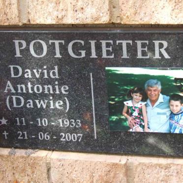 POTGIETER David Antonie 1933-2007