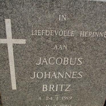BRITZ Jacobus Johannes 1919-1980