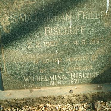 BISCHOFF Johan Friedrich 1907-1967 &amp; Wilhelmina 1906-1971