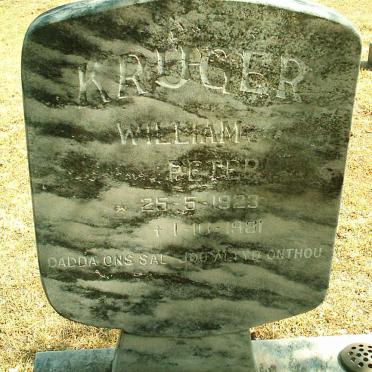 KRUGER William Peter 1923-1981