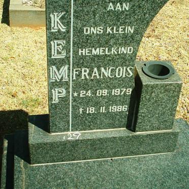 KEMP Francois 1979-1986