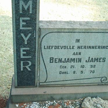 MEYER Benjamin James 1952-1970
