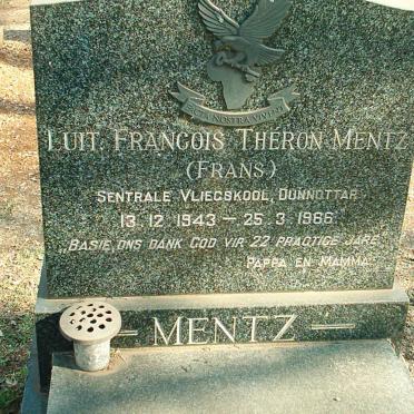 MENTZ Francois Theron 1943-1966